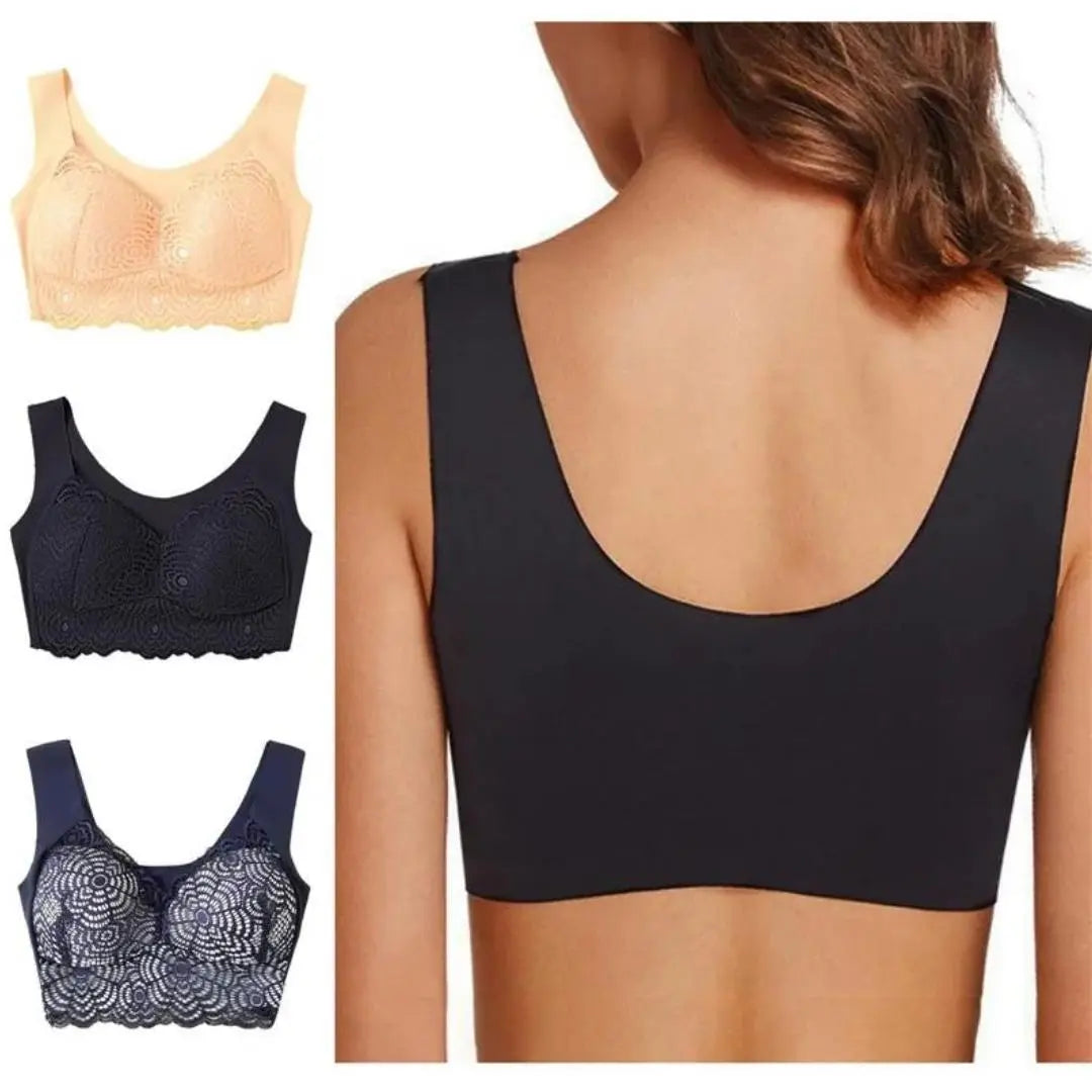 Sutiã Lipo Comfit com Alta Cobertura em renda - Compre 1 Leve 2 + Brinde