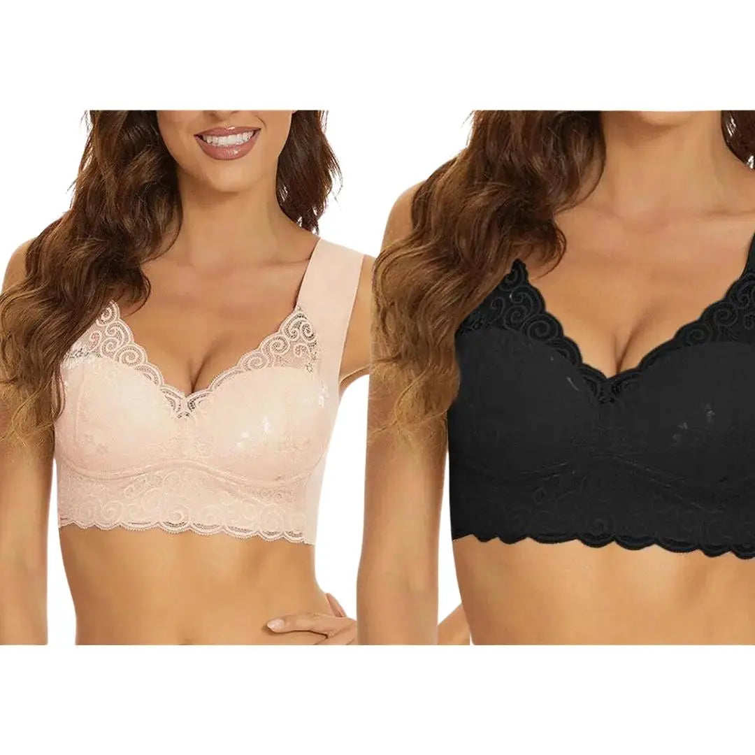Sutiã Lipo Comfit com Alta Cobertura em renda - Compre 1 Leve 2 + Brinde