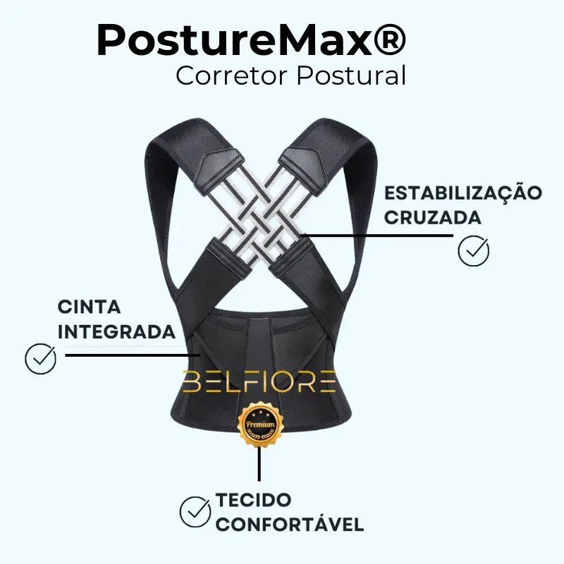 Corretor Postural PostureMax® UNIDADES LIMITADAS