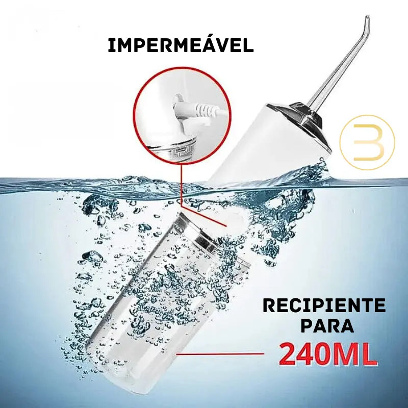 Irrigador Bucal Limpeza Completa DentalClean® + BRINDE SÓ HOJE!